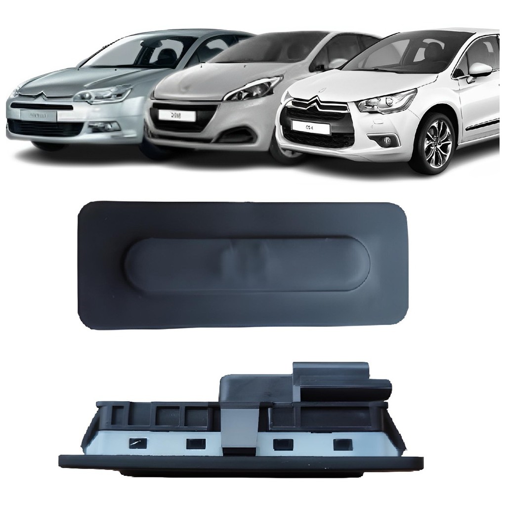 Botão Tampa Porta Malas C4 Vtr C4 Hatch C4 Pallas C5 Tourer C3 Picasso Aircross Ds4 C4 Lounge Ds5