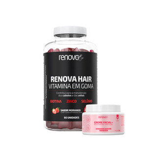 Renova Hair Gomas + Creme Facial Resveratrol - Renova Be