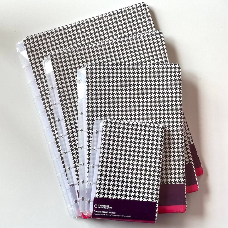 Capa e Contracapa Príncipe de Gales 2.0 para Caderno Inteligente | Tamanho Inteligine, A5, Médio ou Grande em Oferta na Shopee