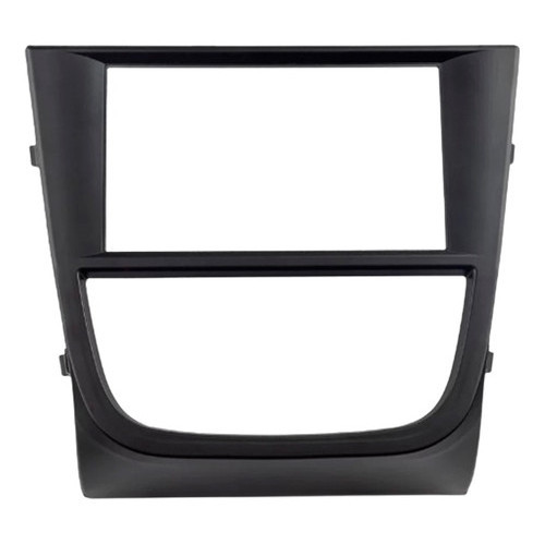 MOLDURA PARA CENTRAL MULTIMIDIA MP5 7 POL GOL VOYAGE SAVEIRO 2008 A 2012 2DIN PRETA em Oferta na Shopee