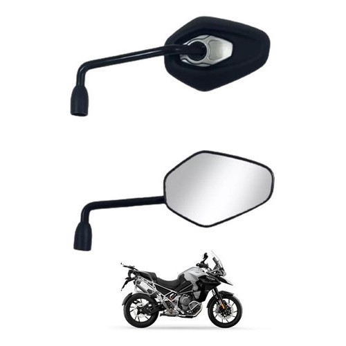Par Retrovisor Triumph Tiger 1200 Lente Convexa