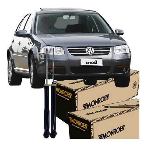 Par Amortecedor Traseiro Vw Golf Bora New Beetle Audi A3 em Oferta na Shopee