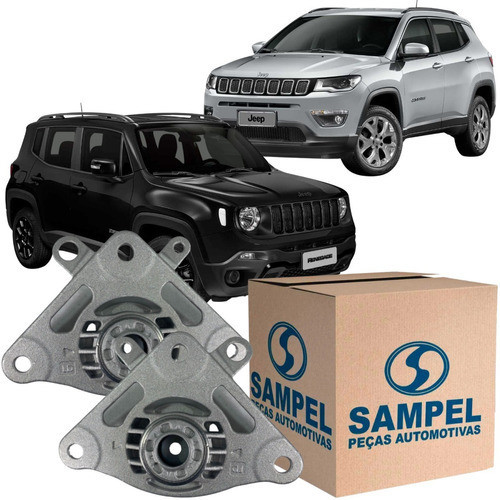 Kit Coxim Amortecedor Traseiro Sampel Jeep Compass Renegade em Oferta na Shopee