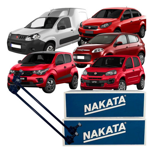 Par Bieleta Dianteira Nakata Fiat Fiorino Grand Siena Mobi Palio Uno em Oferta na Shopee