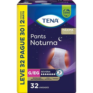 Roupa Intima Tena Pants Noturna G/EG Leve 32un Pague 30un em Oferta na Shopee