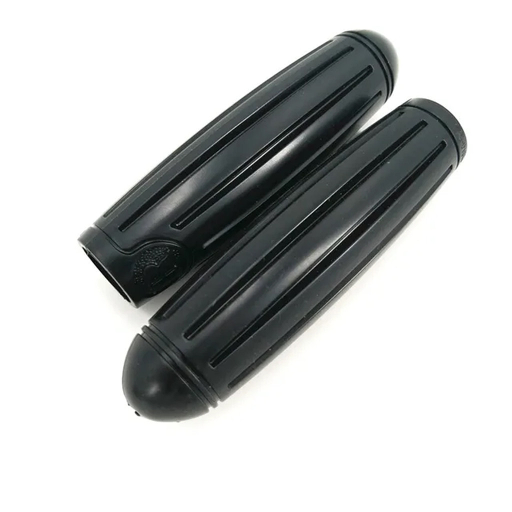 Par de Manoplas OGK Preto Vintage Retro 22.2mm Philips Humber Goricke e Outras