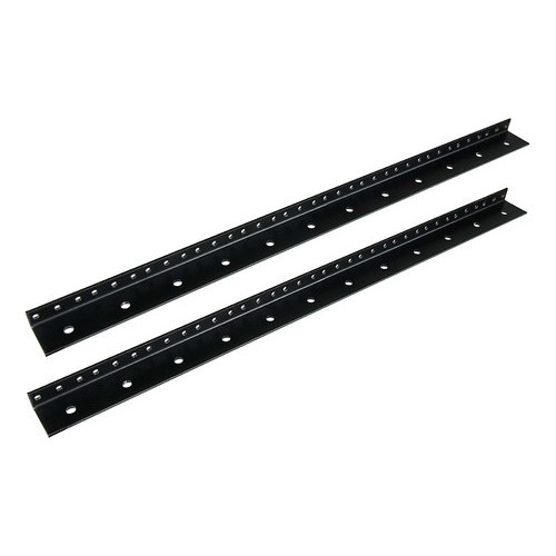 Kit 2 Perfil De Fixação Perfurado 12u Luminos Para Periférico Case Rack 19 Polegadas + Nota Fiscal