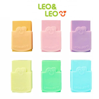 Borracha Escolar Plástica Color Pastel  Rosa Azul Verde Laranja Lilas Amarelo Leo&Leo em Oferta na Shopee