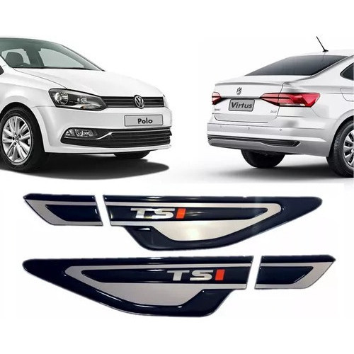 Adesivo Aplique Paralamas Tsi T-cross Tiguan Up Virtus Polo em Oferta na Shopee