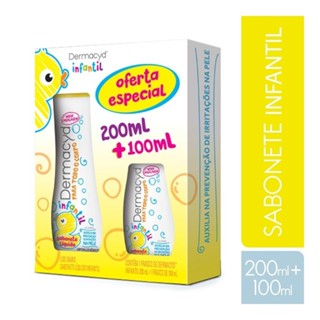 Kit Sabonete Liquido Dermacyd Infantil 200ml + 100ml Oferta Especial em Oferta na Shopee