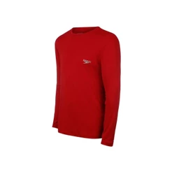 Camiseta Manga Longa proteção UV50 Fast Dry Masculina Speedo - CHIC RED
