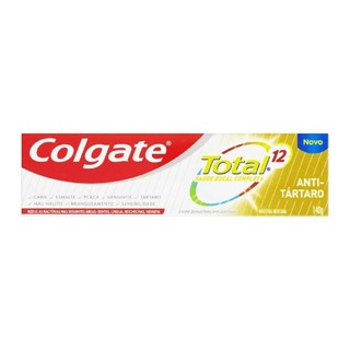Creme Dental Colgate Total 12 Anti-Tartaro 140g em Oferta na Shopee