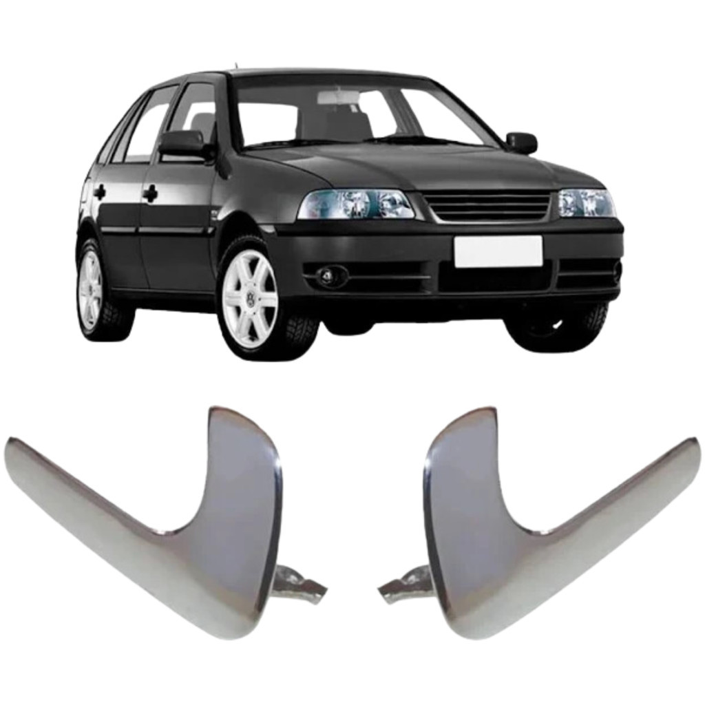 Par Maçaneta Interna Gol G3 Cromada 2000 2001 2002 Até 2005 em Oferta na Shopee