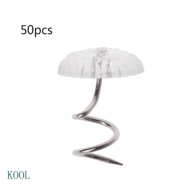 KOOL 50 Pcs Transparente Para Pinos Torção Da Cabeça Coberturas Deslizantes Projetos Saias Cama em Oferta na Shopee