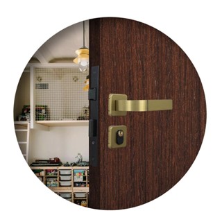 Fechadura Externa Roseta Módena Bronze Latonado MGM 40mm em Oferta na Shopee