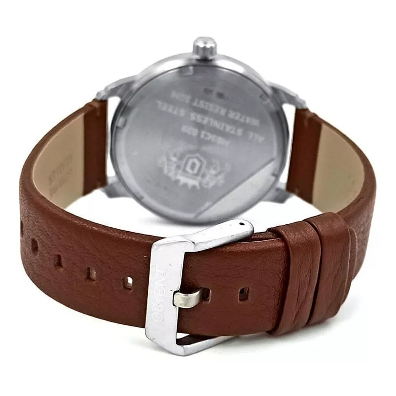 Relógio Orient Masculino De Couro Marrom Mbsc1039 G1nx — imagem 2 de 2