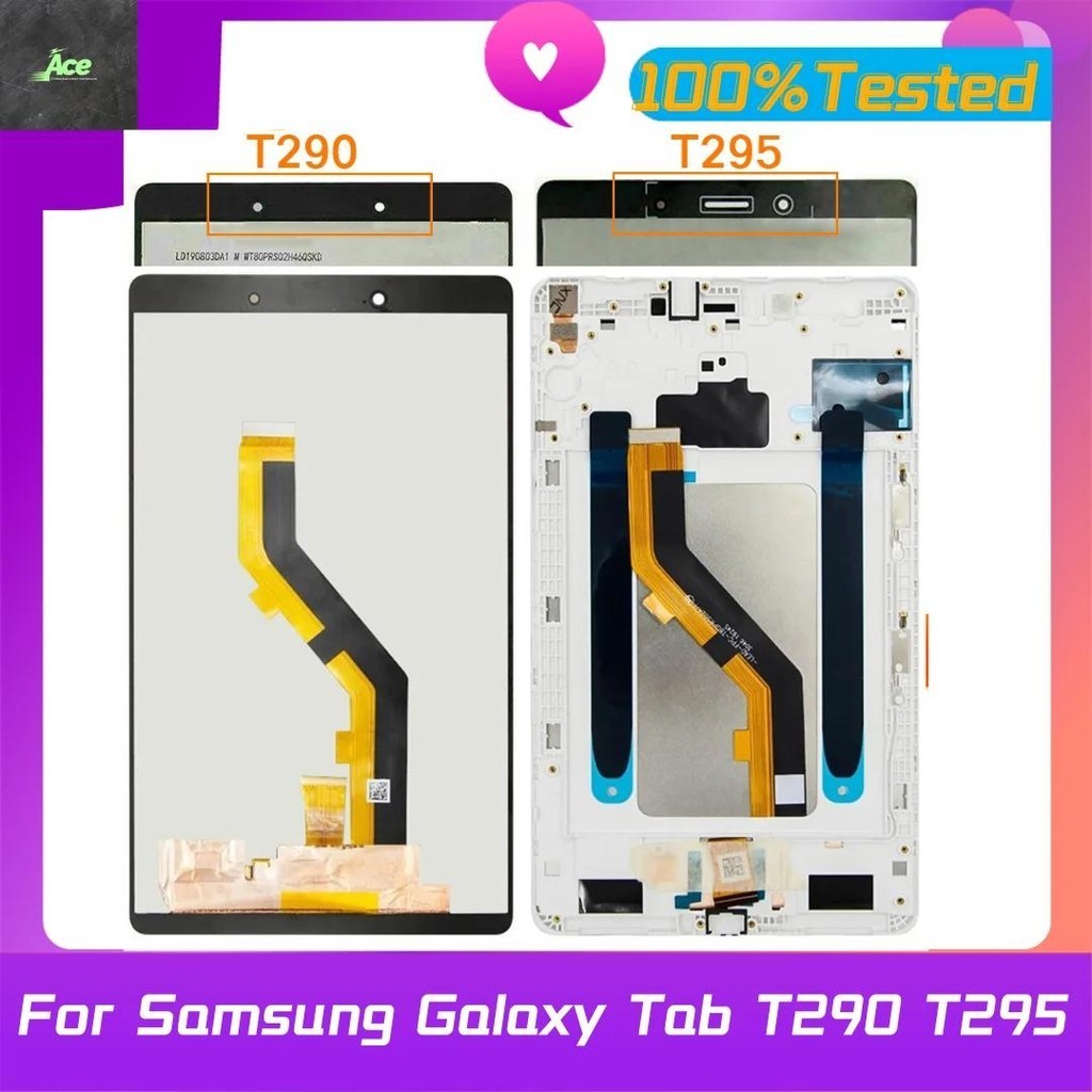AAA + Novo LCD Para Samsung Galaxy Tab A 8.0 2019 T290 T295 SM-T290 T295 Display Tela De Toque Digitador Assembléia Peça