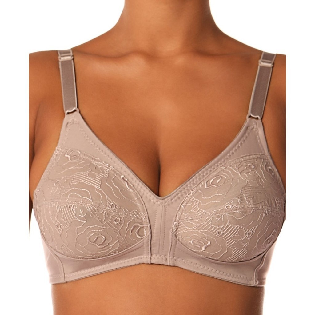 Sutiã Demillus Clarineta Cetinete Forrado Sem Aro Sem Bojo Bordado Sustentação em Oferta na Shopee