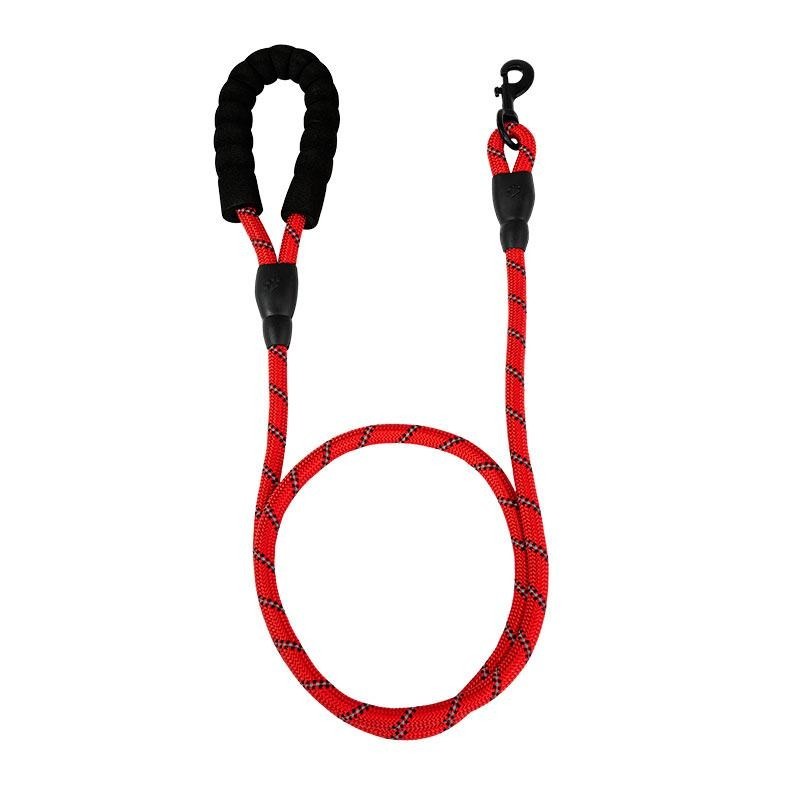 Guia para Cachorros Lopetudos HikingRope1, 1.5m, Vermelho, LP-GHR-15RED