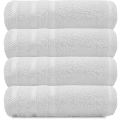 Kit 4 Toalhas de Banho 100% Algodão Salão Manicure 68x113cm Marcotex