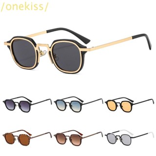 Óculos De Sol Quadrados Pequenos KISS1 , Tons Punk De Proteção Y2K UV400 , Armação De Metal Para Dirigir em Oferta na Shopee