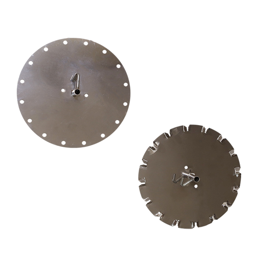 Par de Discos Para Espeto Giratório Carrossel 16 Espetinhos Inox Qualidade Premium