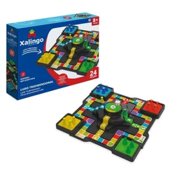 Jogo Ludo Tridimensional Xalingo Tabuleiro Infantil 3+ Anos Educativo - 54709