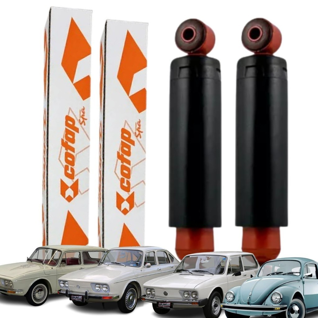 Par Amortecedor Traseiro Vw Brasilia 1973 73 1974 74 Cofap