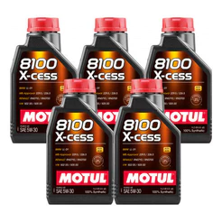 KIT MOTUL 8100 X-CESS 5W-30 5 LITROS