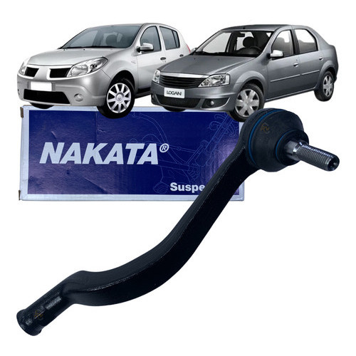 Terminal Direção Original Nakata Esquerdo Logan 1.0/1.6 Sandero 1.0/1.6 Sandero Stepway 1.6