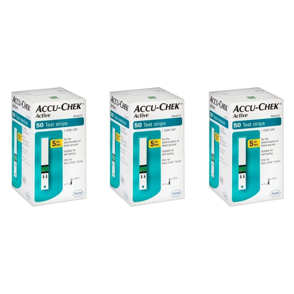 Kit com 150 Tiras de Glicose Accu-Chek Active - Atacado