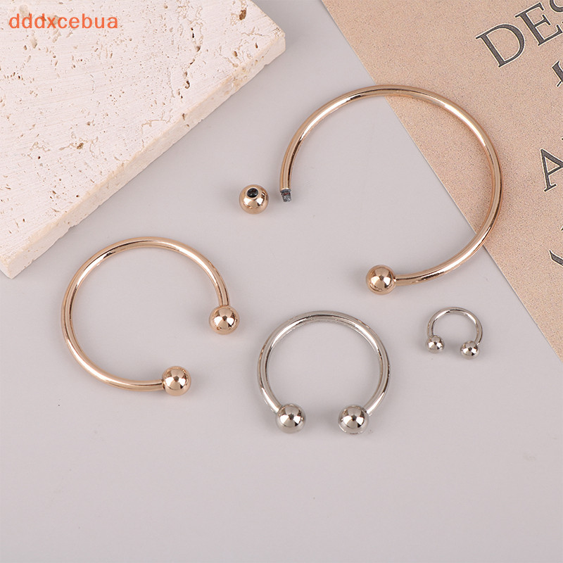 [dddxcebua] 15-60mm Fivelas De Anel De Metal Biquíni Fecho Decorativo Conector Parafuso Gancho DIY Roupas Acessórios De em Oferta na Shopee