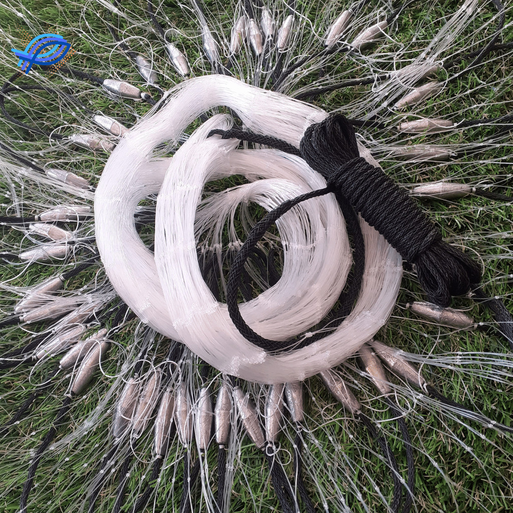 Tarrafa pesca tilapia, pacu, corvina, mandi, piapara 10 em Oferta na Shopee