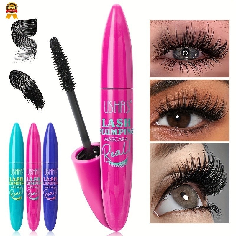 Neutro Thick Mascara Cachos Longos 4D Fibra Líquida À Prova D'água MH