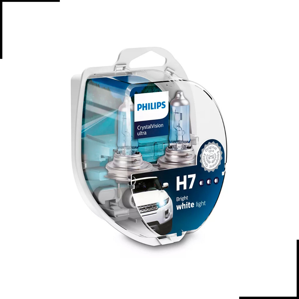 Lâmpada Crystal Vision Ultra H7 Philips PAR