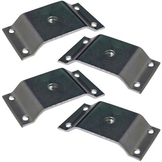 Kit 4 Chapinhas Chapa Elevada Fixação Pés Palito Rosca 5/16 Zincado G59 em Oferta na Shopee