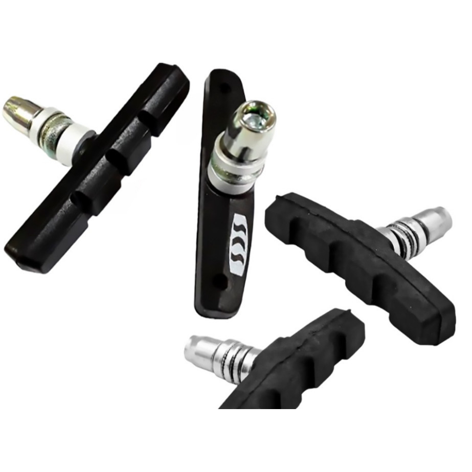 Pastilha Sapata De Freio Bicicleta SCS V-brake Orbital Borracha bicicleta normal paco em Oferta na Shopee