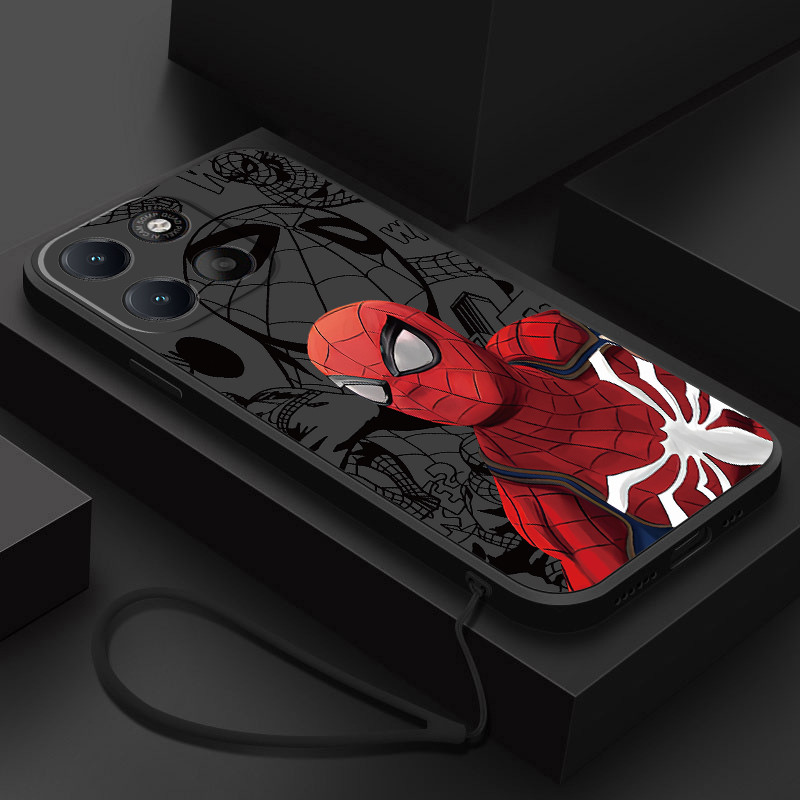 Motorola MOTO G15 G05 E15 Capa De Silicone Do Homem-Aranha Flexível Durável Com