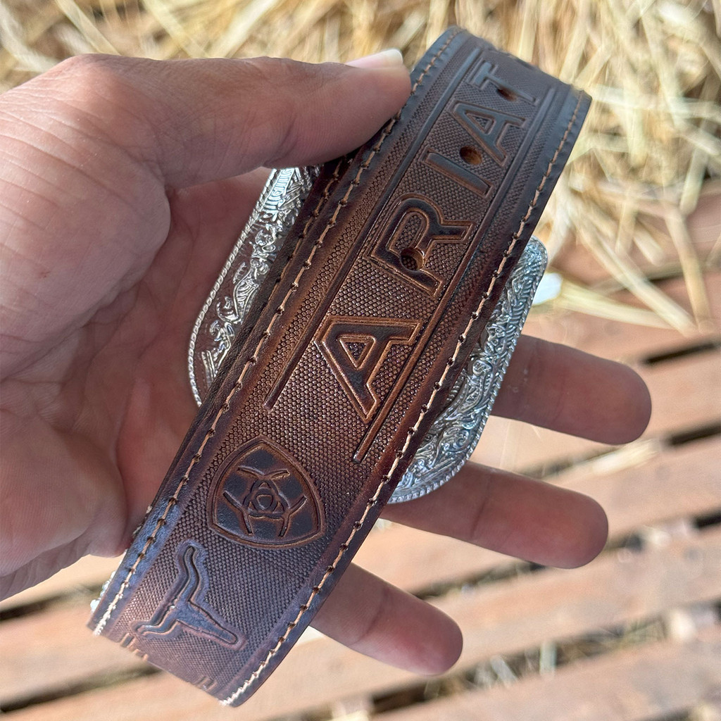 Cinto Country Importado Couro Legítimo Estilo Durabilidade em Oferta na Shopee