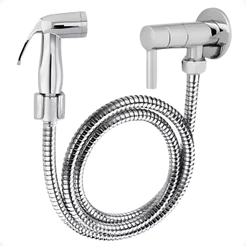 Ducha Higiênica Cromada Metal Inox 140cm para Banheiro - Castela