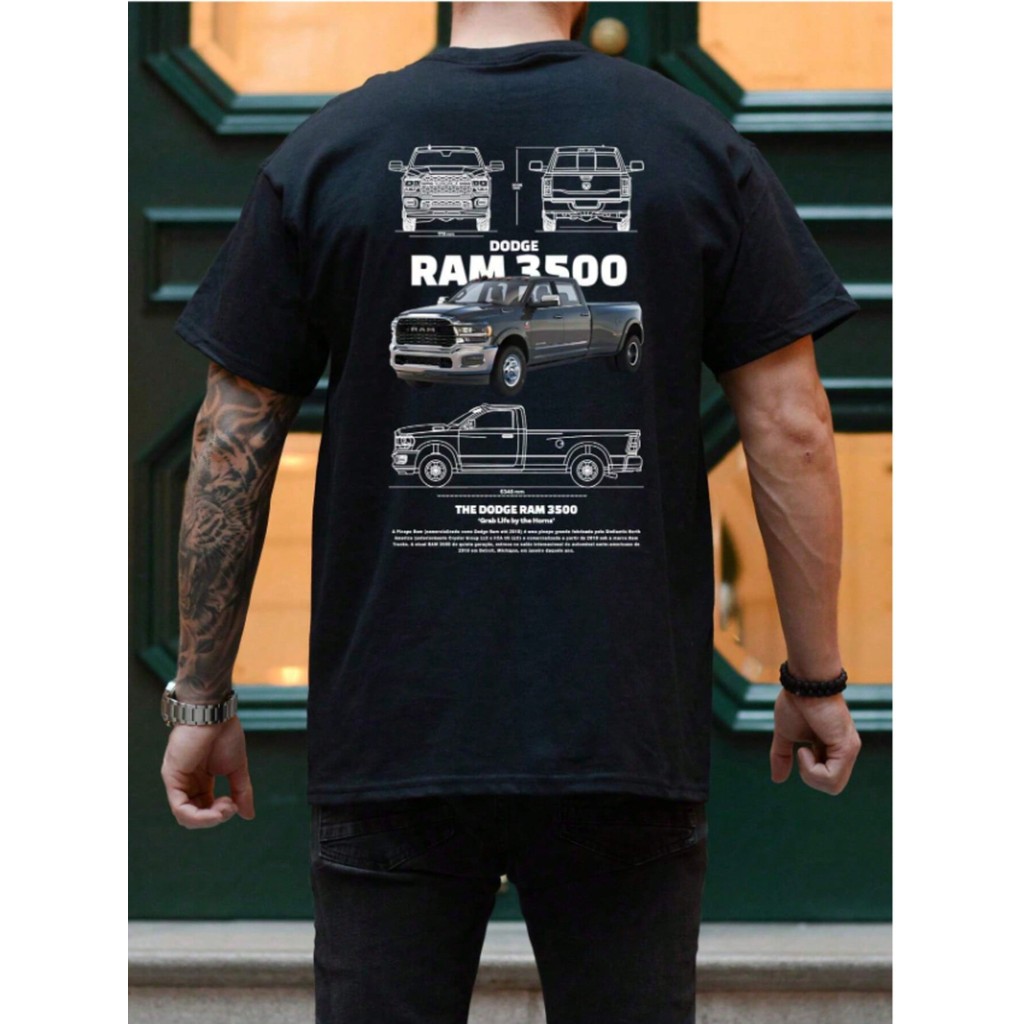 Camiseta Country Camionete Ram Estilo Texas Algodão Premium