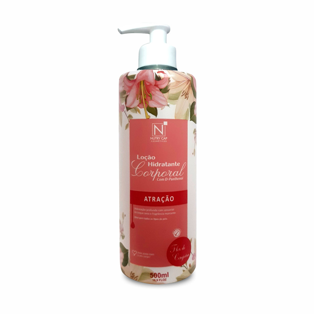 Loção Corporal Atração 500ml | Creme Hidratante com Toque Seco, Perfumaria Fina e Pele Saudável — R$ 19,90 em Shopee
