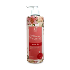 Loção Corporal Atração 500ml | Creme Hidratante com Toque Seco, Perfumaria Fina e Pele Saudável