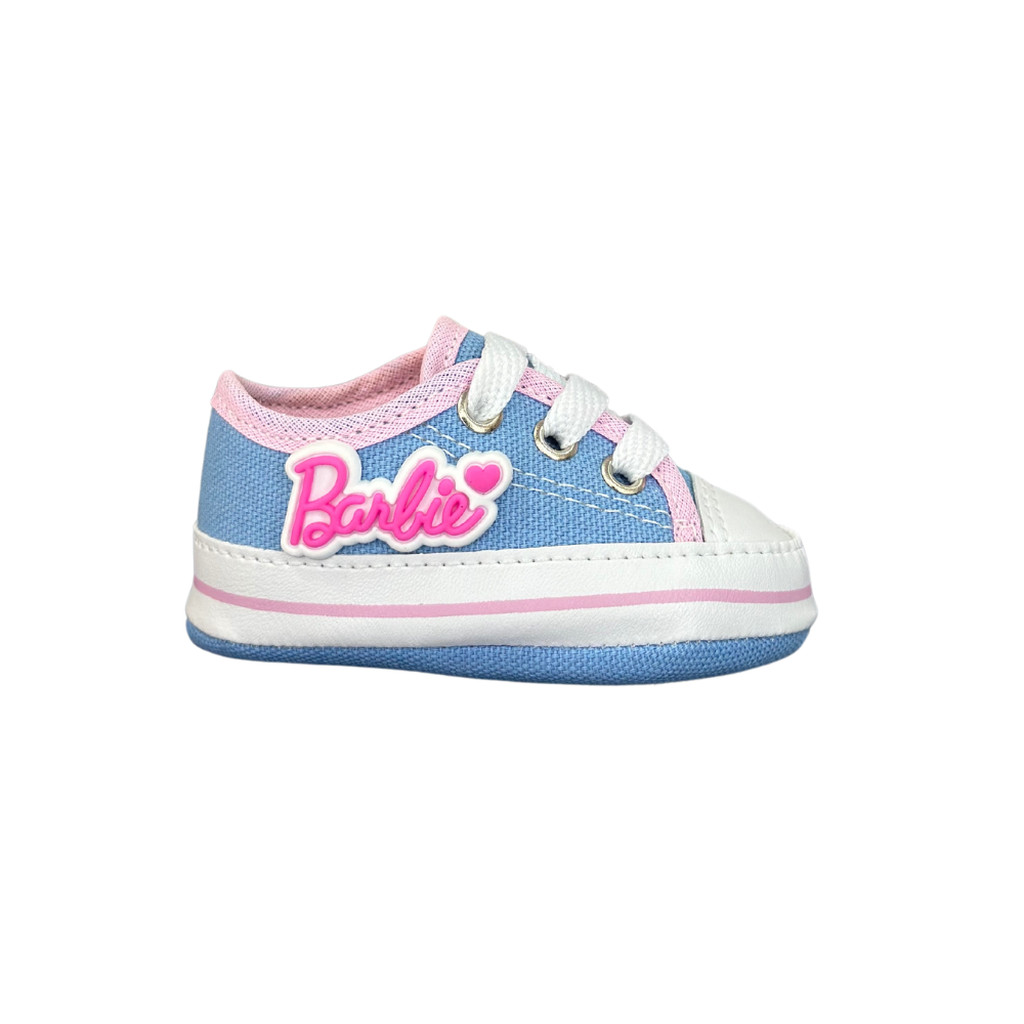 Tênis Starzinho de bebê Barbie (Azul/Rosa)