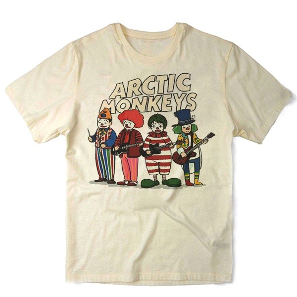 Camiseta Algodao Arctic Monkeys Florence Adolescent Banda de Rock Alternativo Musica Unissex