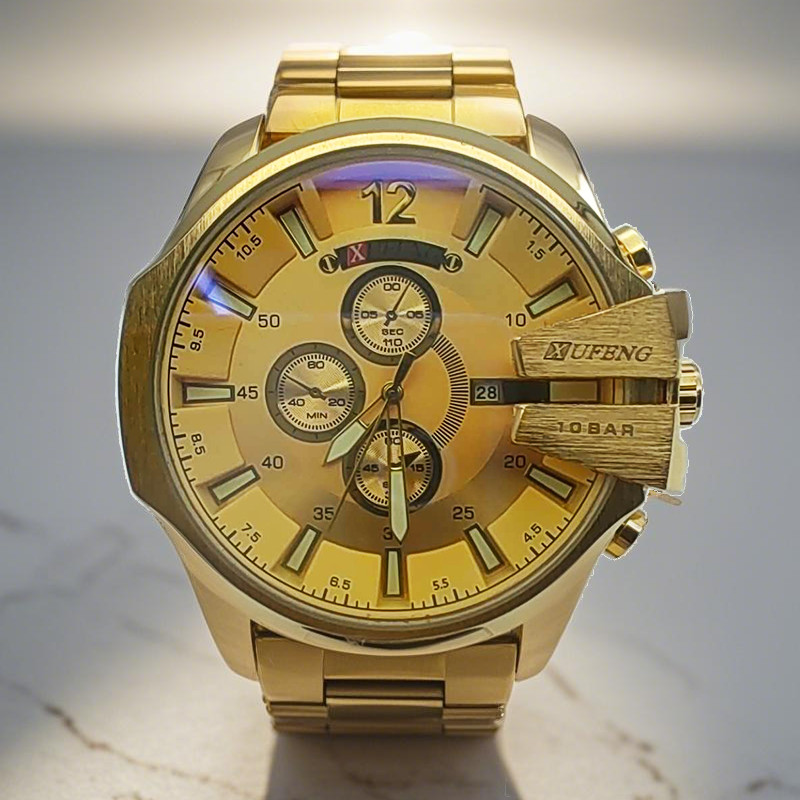 Relógio masculino de metal à prova d'água de alta qualidade Xufeng em Oferta na Shopee