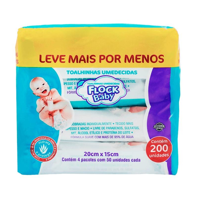 Lenços Umedecidos Flock Baby Leve Mais Por Menos em Oferta na Shopee