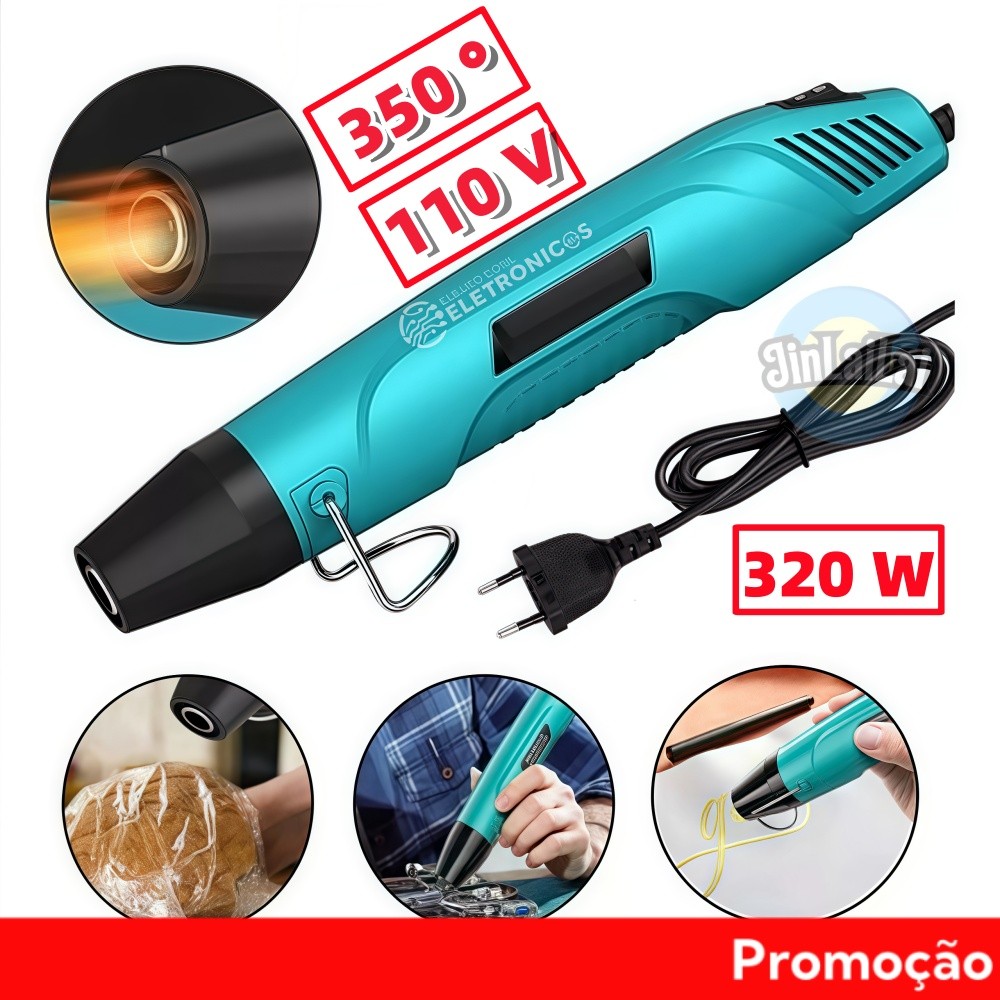 Promoção! Mini Soprador Pistola Ar Quente De Mão Portátil Ferramenta De Calor 110v Artesanatos Reparos