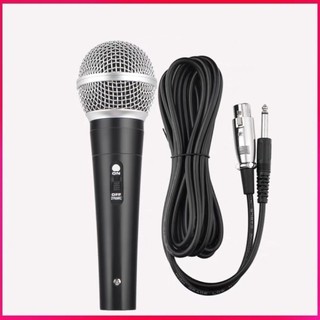 Microfone Profissional M58 cardióide com Cabo P10 3M