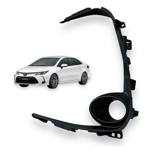 Suporte Moldura Farol Milha Esquerdo Corolla 2020 A 2023